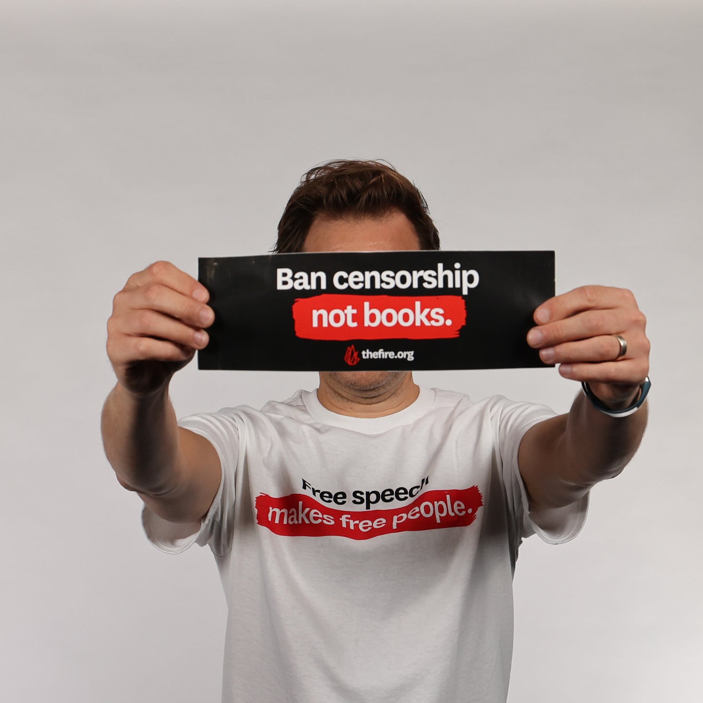 Ban Censorship Not Books - Bumper Sticker