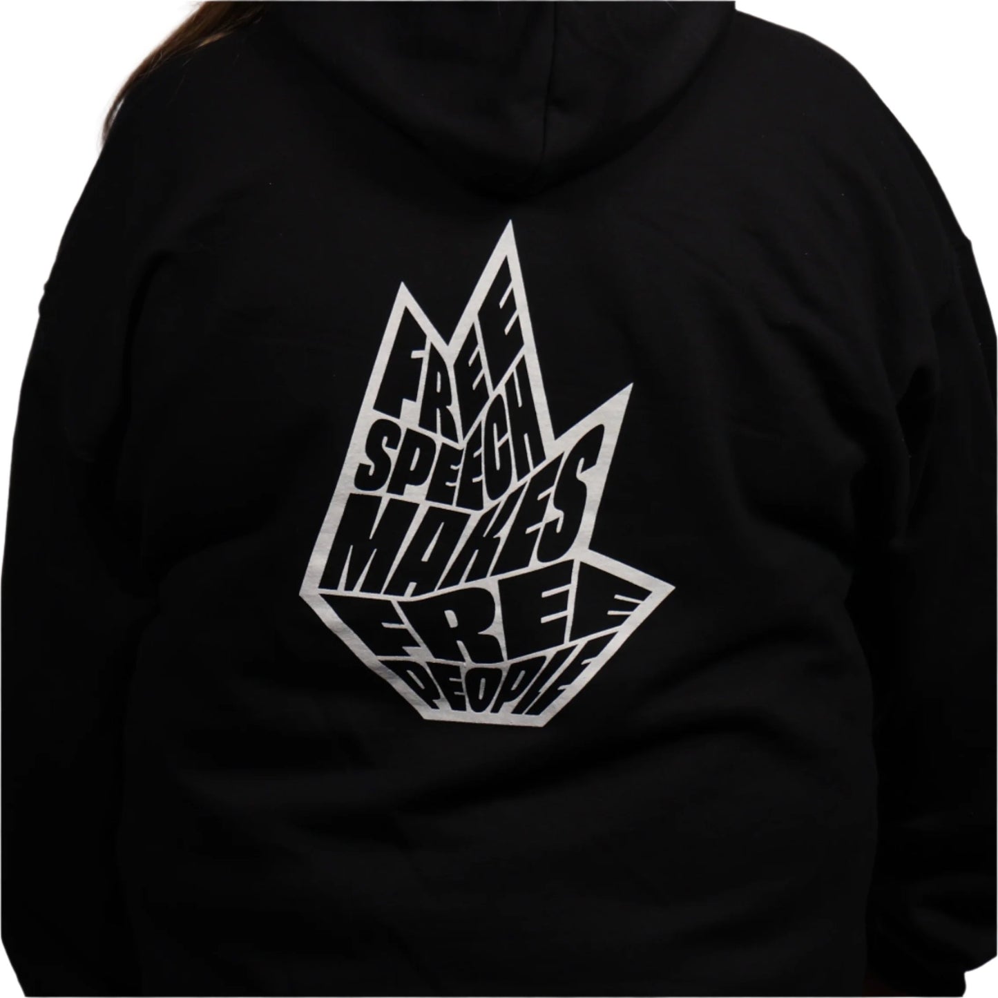 Free Speech Makes Free People LOGO Hoodie