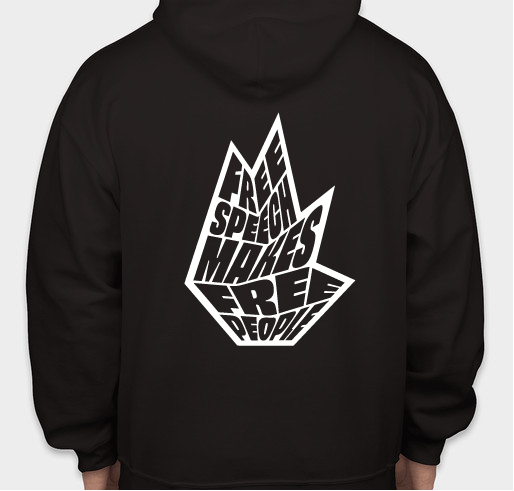 Free Speech Makes Free People LOGO Hoodie