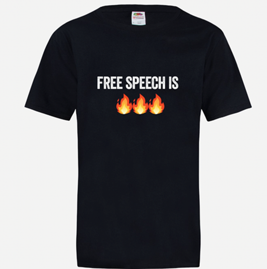 Free Speech Fire Shirt